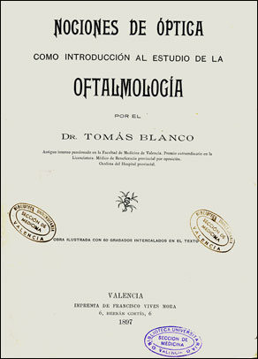 'Nociones de óptica como introducción al estudio de la oftalmología', 1897