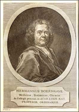 Retrato de Hermann Boerhaave