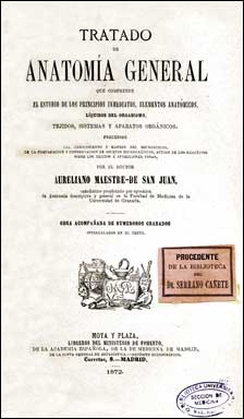 Maestre de San Juan, A., 'Tratado de Anatoma general', 1872) 