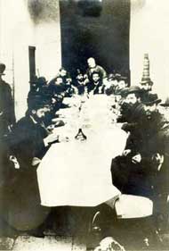 Fotografa realizada por Cajal durante las excursiones del Gaster-Club