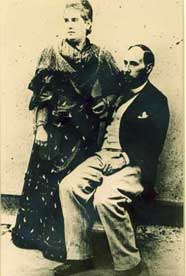 Cajal y su esposa, Silveria Fañanás García