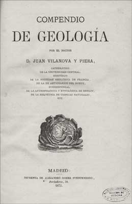 Vilanova y Piera, Compendio de Geologa, 1872