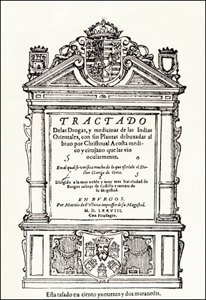 Cristbal de Acosta, Tractado de las drogas... (1578)