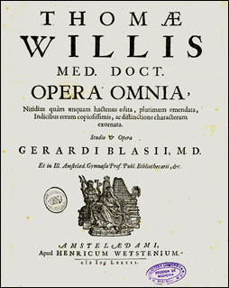 Thomas Willis, 'Opera omnia plurimum emendata', (1862)