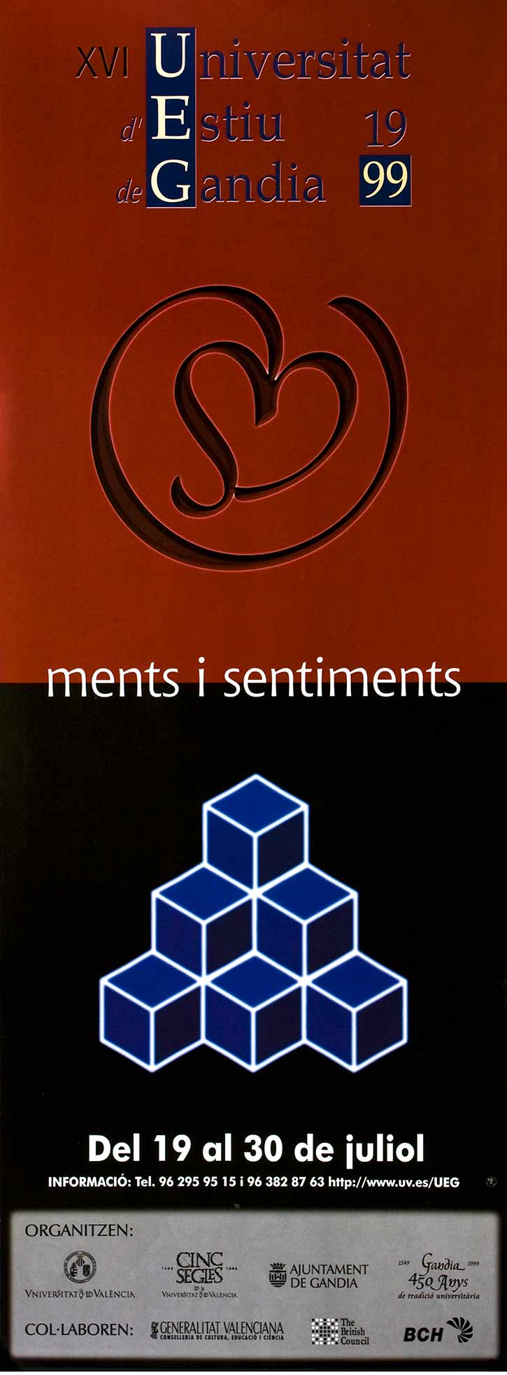 Cartel Universitat d'Estiu año 1999
