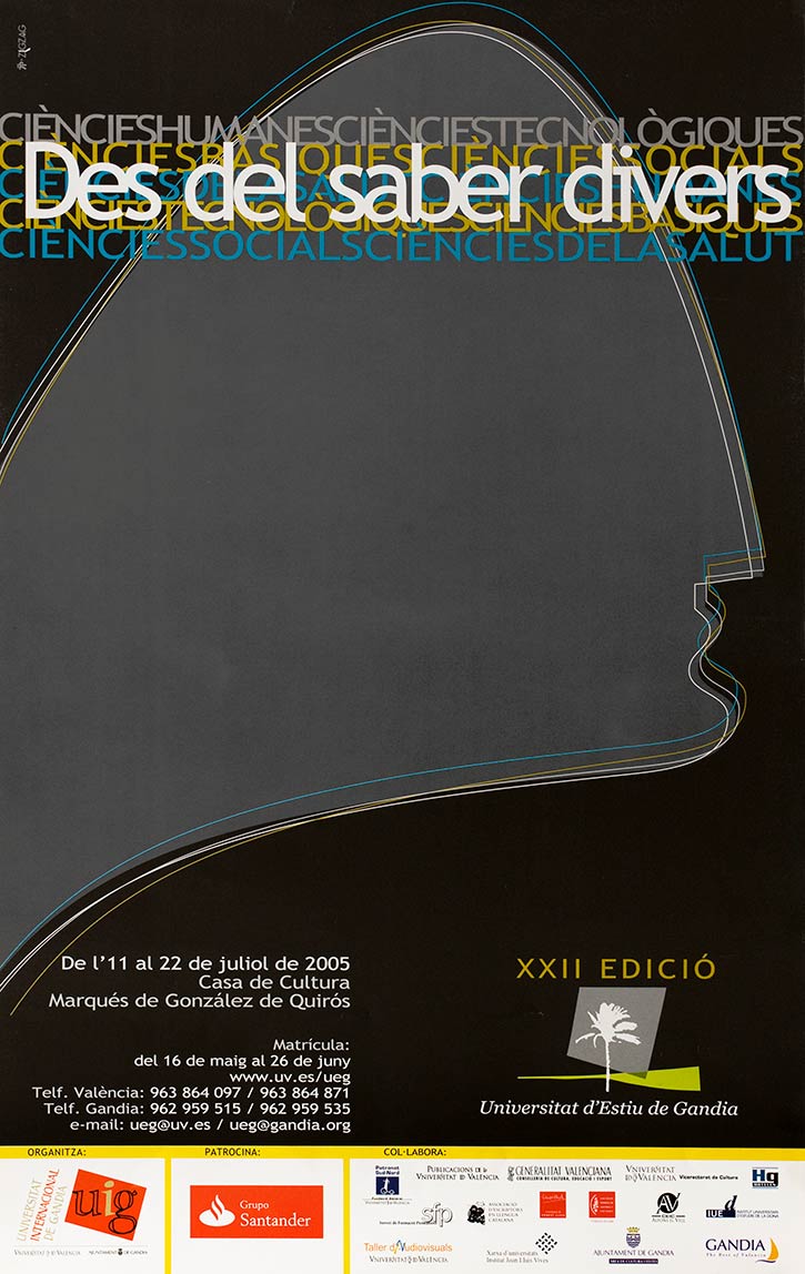 Cartel Universitat d'Estiu año 2005