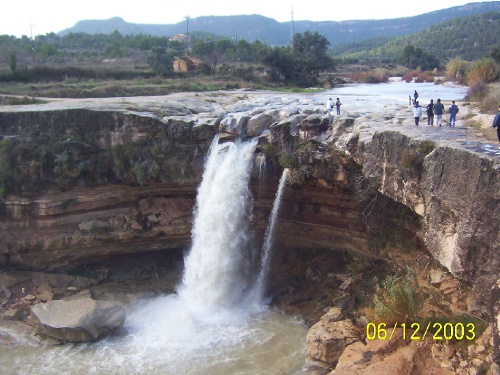 Rio Tastavins. El salto.