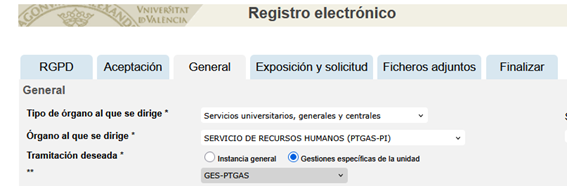 Electronic registration