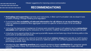 Recomendaciones del proyecto CONCISE