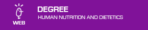 Degree in Human Nutrition and Dietetics