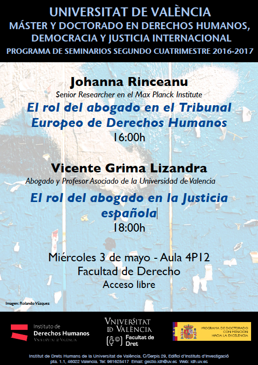 Cartel del seminario