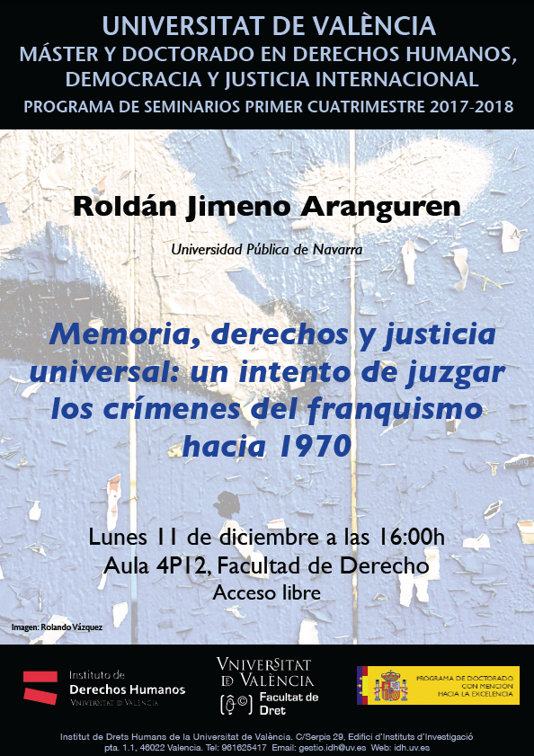 Cartel Roldan Jimeno