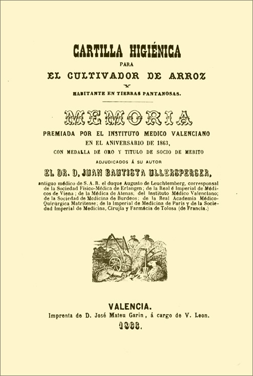 Cartilla higiénica para el cultivador de arroz y habitante en tierras pantanosas