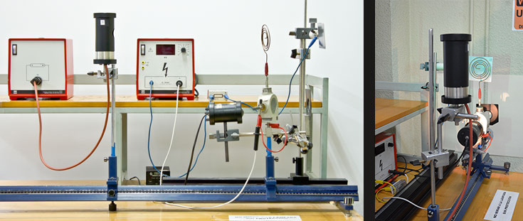 Imagen del montaje del laboratorio