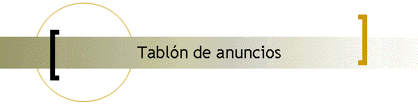 Tabln de anuncios
