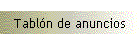 Tabln de anuncios