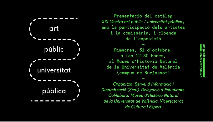 Presentació catàleg de la mostra art públic universitat pública 2018