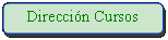 Rectngulo: esquinas redondeadas: Direccin Cursos