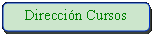 Rectngulo: esquinas redondeadas: Direccin Cursos