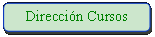 Rectngulo: esquinas redondeadas: Direccin Cursos