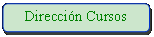 Rectngulo: esquinas redondeadas: Direccin Cursos