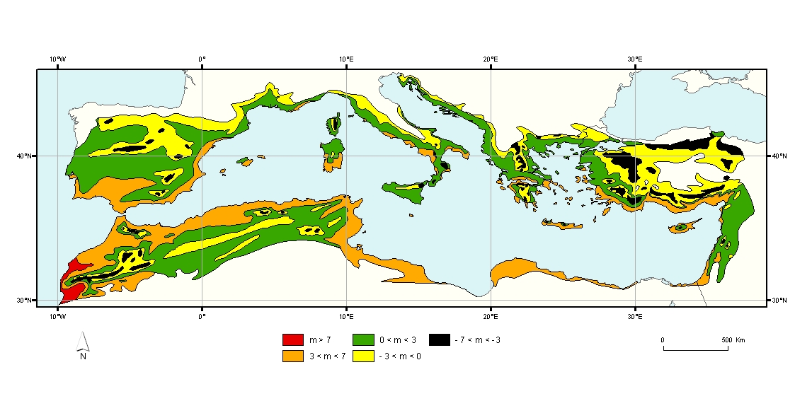 Bioclimates of the Mediterranean Basin