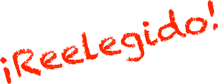 ¡Reelegido!
