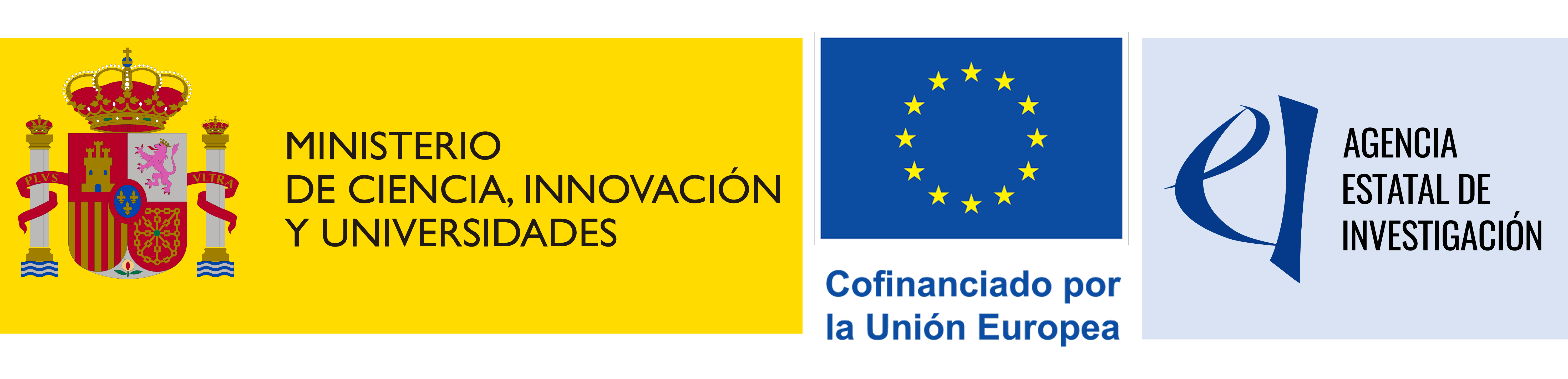 Logos MICIU, UE y AEI