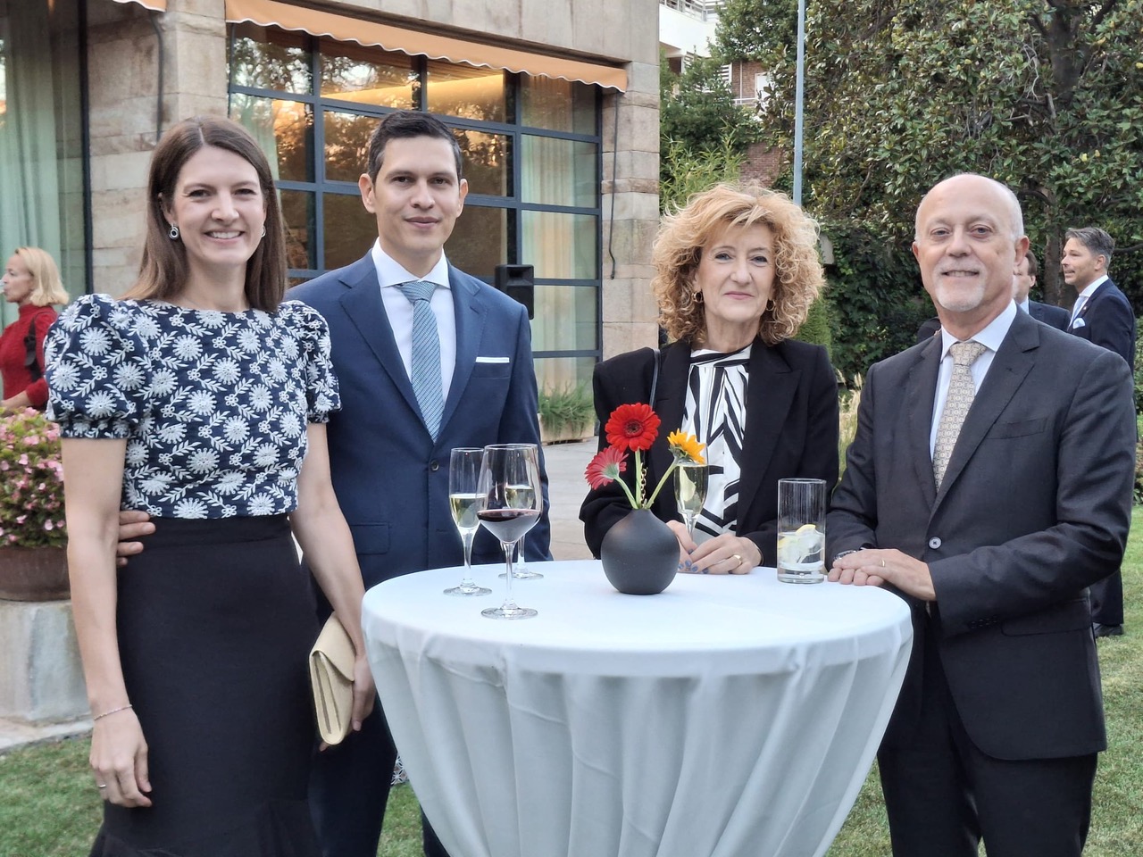 Silvia Barona Vilar asiste al Día de la Unidad Alemana en la Embajada de Alemania en Madrid