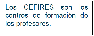 CEFIRE Definición