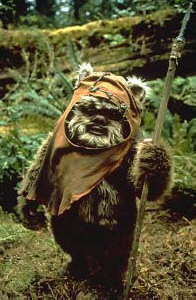 Wicket E. Warrik, the bravest Ewok