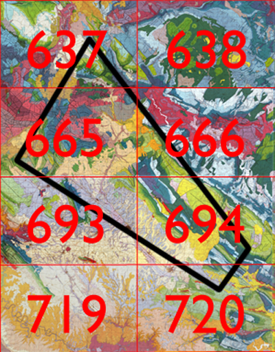 Mapa de zonas.