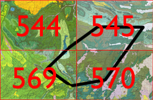 Mapa de zonas.