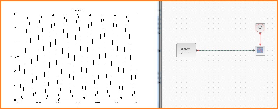 Generando una seal senoidal con Scilab