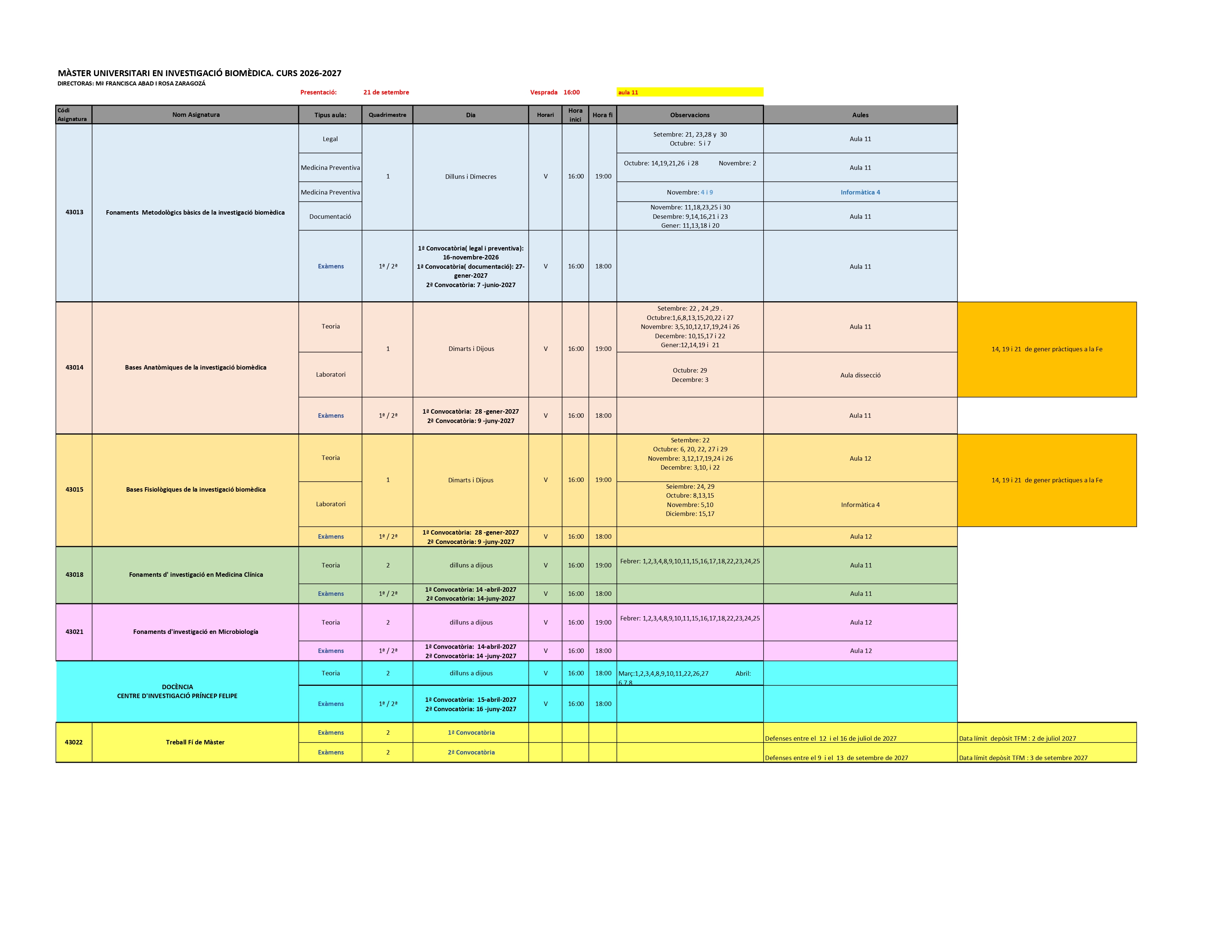 Calendari