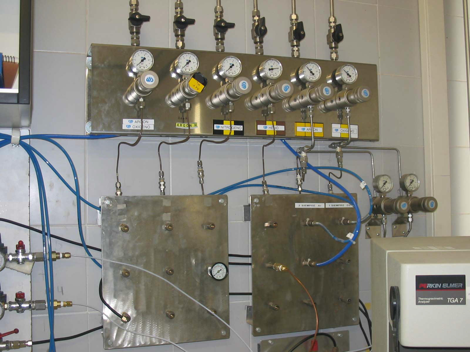 Sistema de alimentación de gases