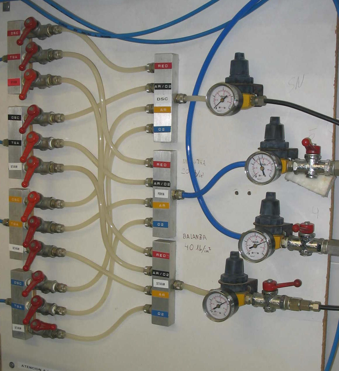 Sistema de alimentación de gases