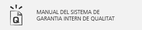 S'obrirà una nova finestra. Manual del Sistema de Garantia Intern de Qualitat