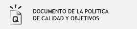 Se abrirá una nueva ventana. Documento de la política de calidad y objetivos