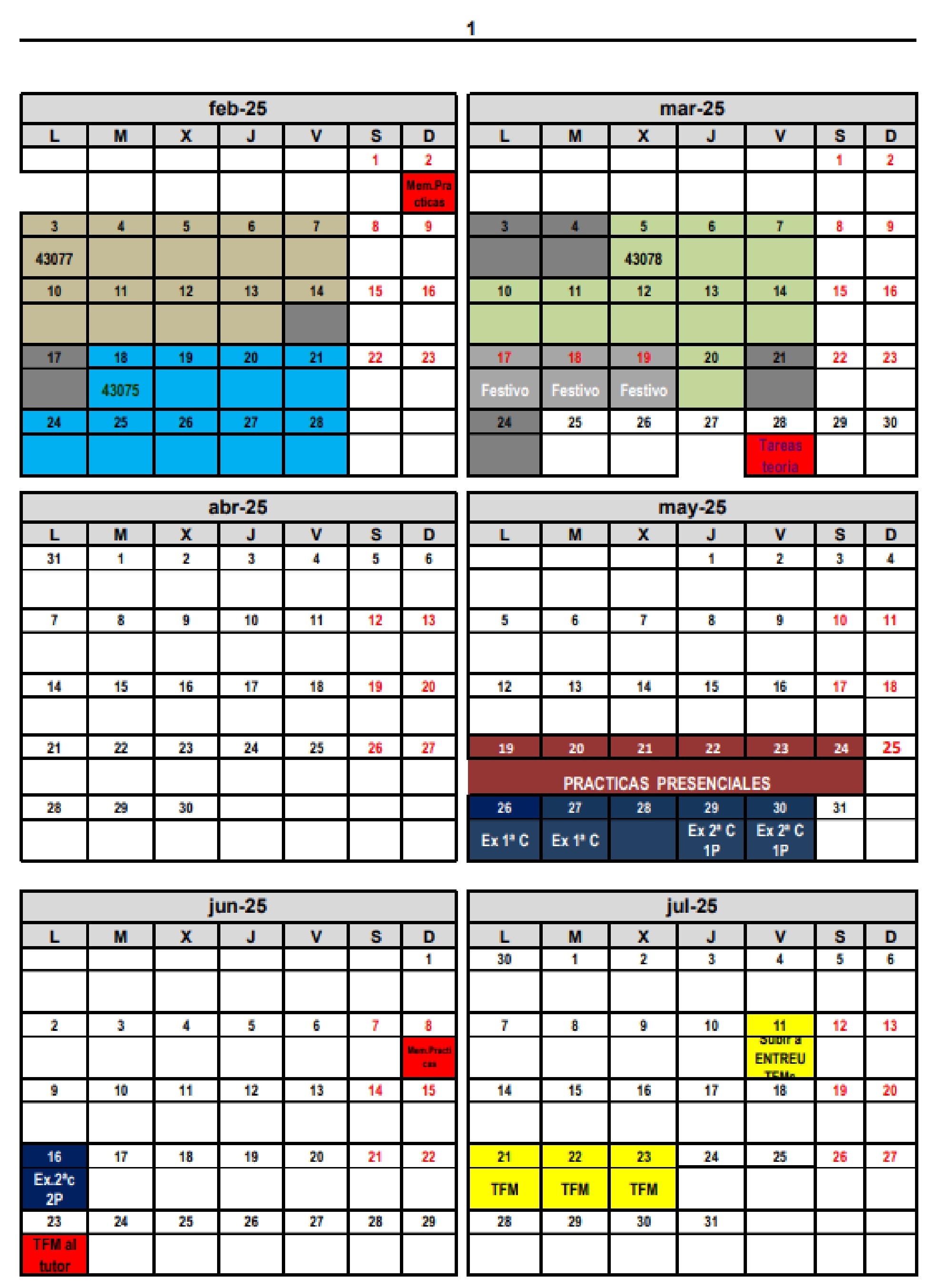 horarios
