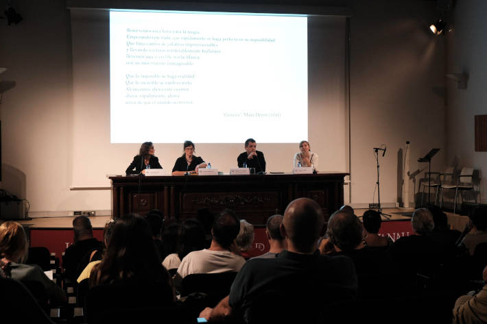 D'esquerra a dreta: Christine Cloux, Carolina Martínez, Manuel de la Fuente i Isabel Latorre.
