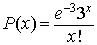 cuantía poisson lambda=3