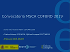 MSCA COFUND 2019