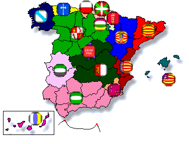 Su visualizador no soporta mapas clicables. Escoja desde las opciones de abajo.