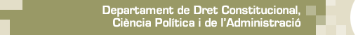 DRET CONSTITUCIONAL, CINCIA POLTICA I DE LADMINISTRACI