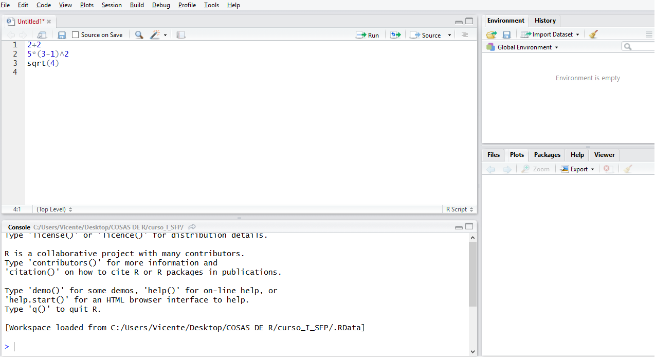 Figura 7. Mi primer script