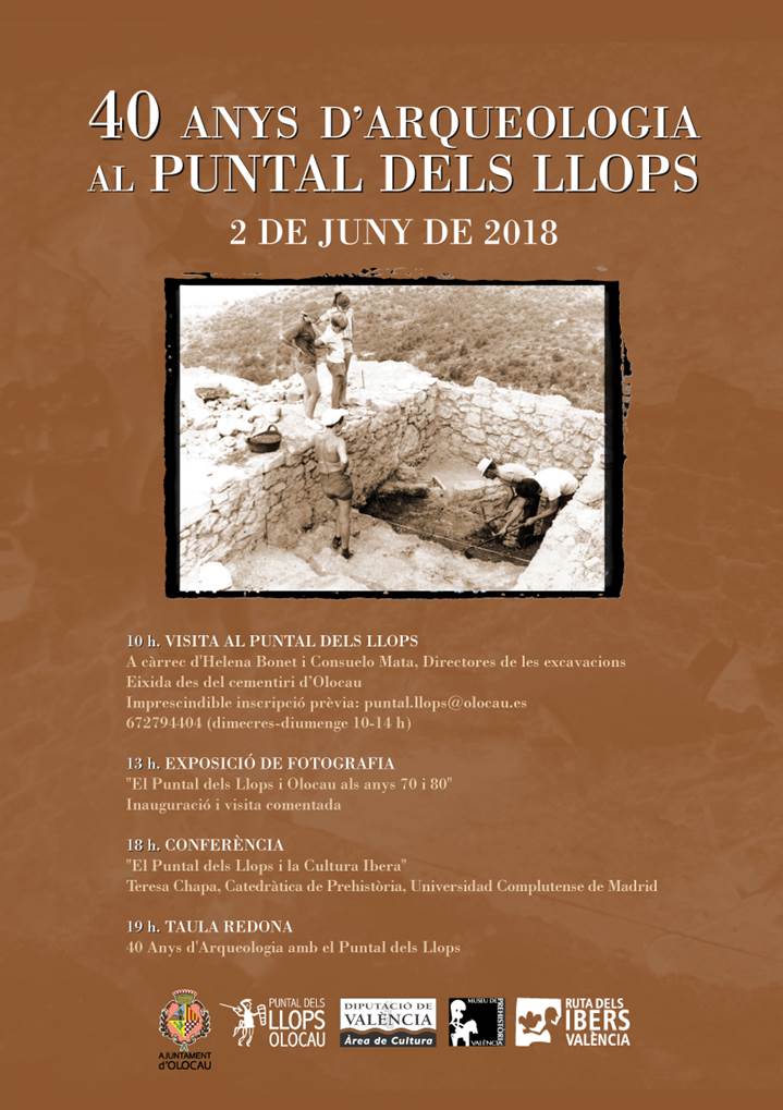 "40 anys d'arqueologia al Puntal dels Llops"