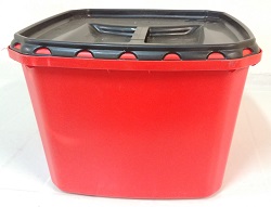 contenedor rojo 30 L