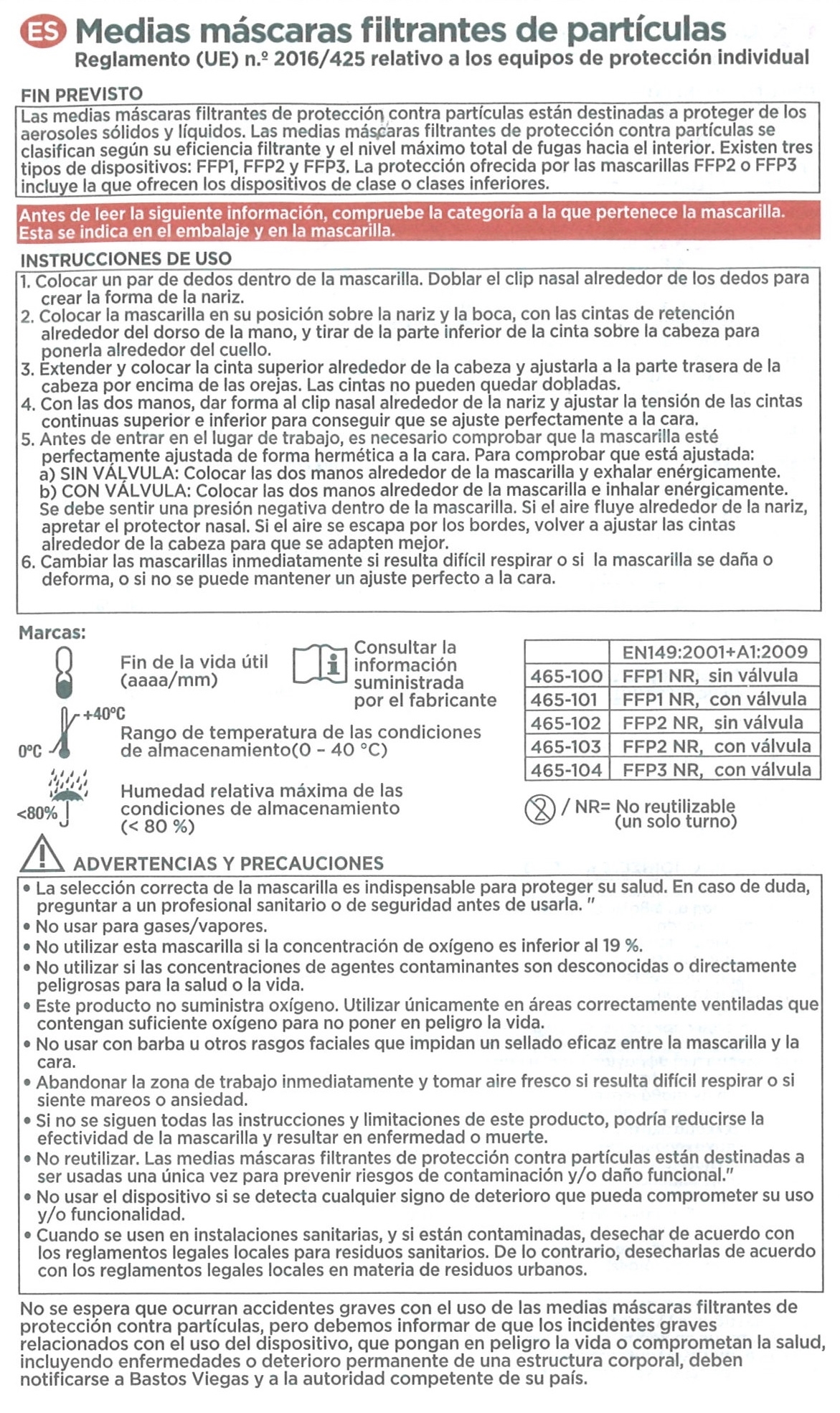 instruccions ffp2