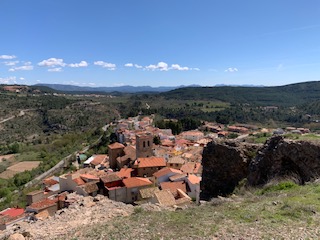Vista del pueblo desde el castillo